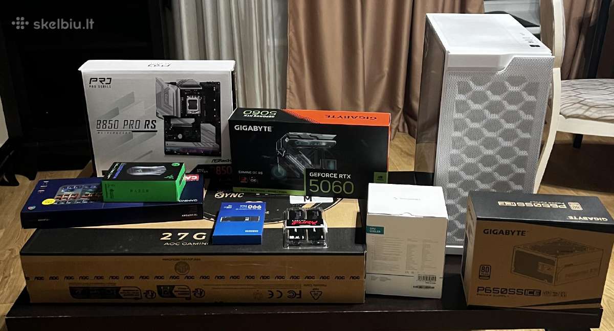 Naujas Pc Am5 Ryzen 5 7500f/rtx 5060/32gb/2tb - nuotraukos Nr. 7