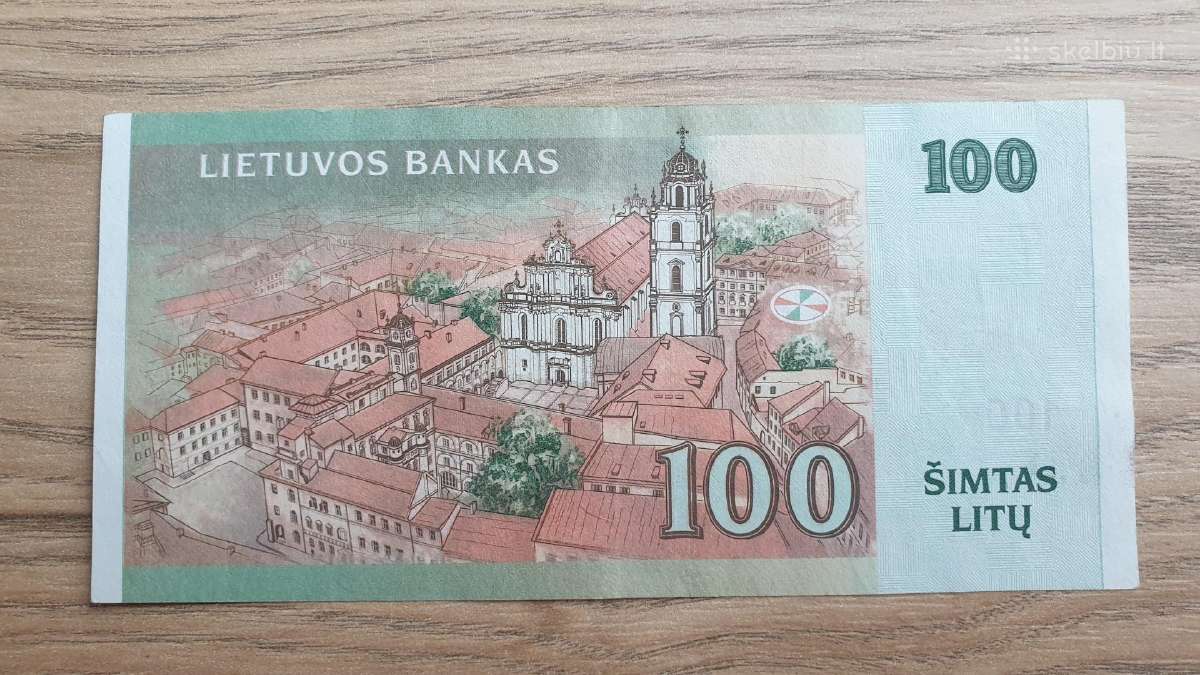 2007 metų 100 litų - nuotraukos Nr. 2