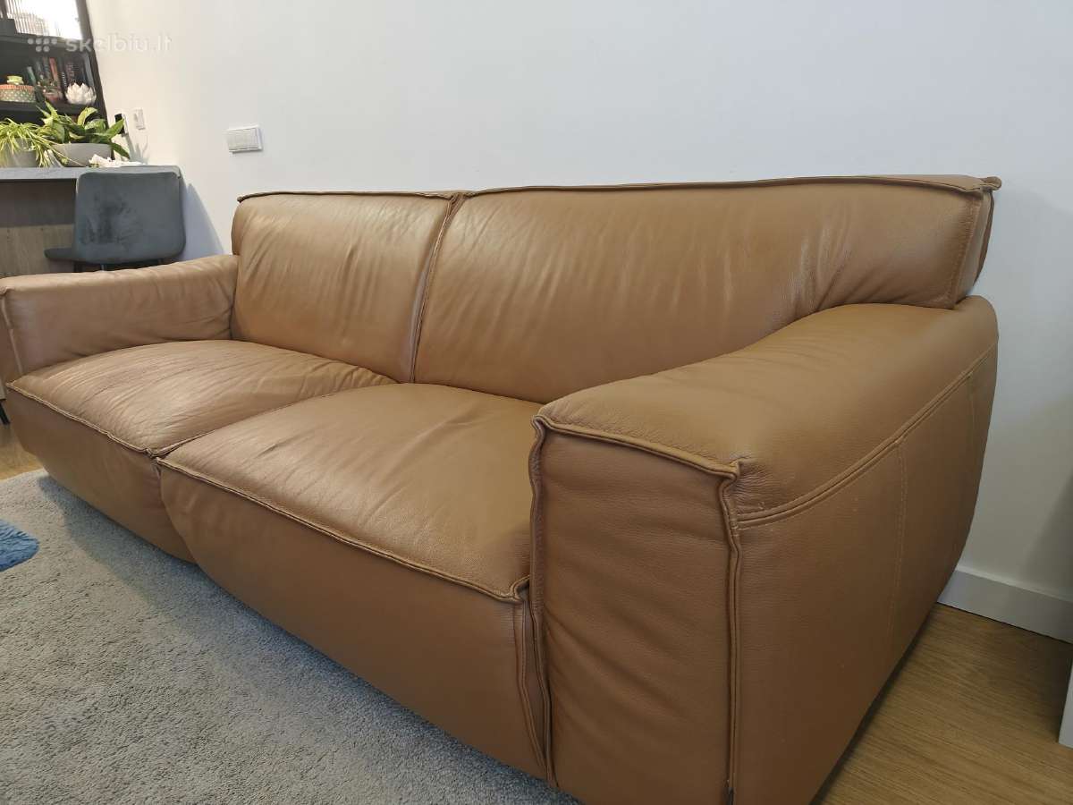 Odinė sofa - nuotraukos Nr. 2