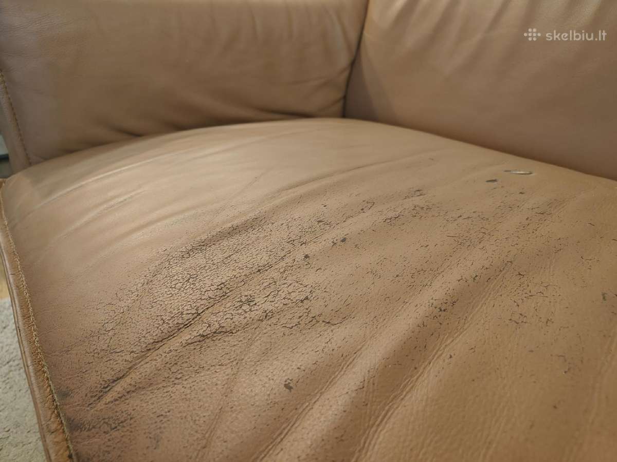 Odinė sofa - nuotraukos Nr. 3