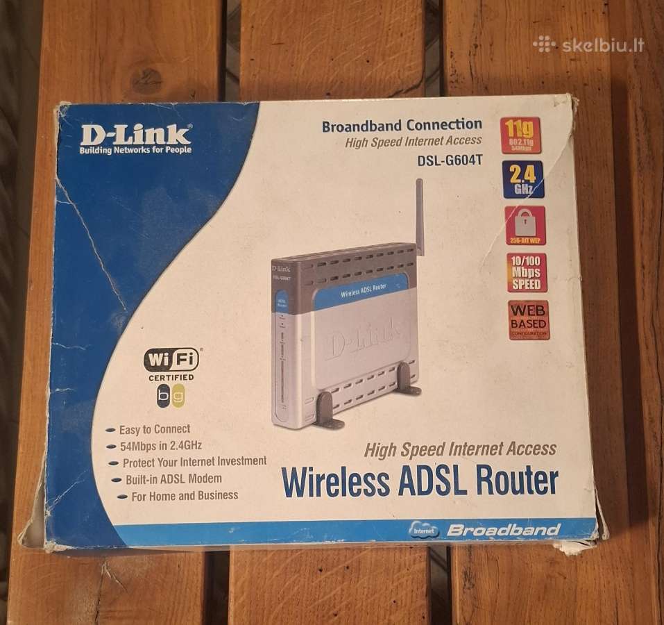 D-link bevielis routeris