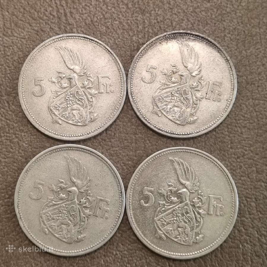 Sidabriniai Liuksemburgo frankai - nuotraukos Nr. 2