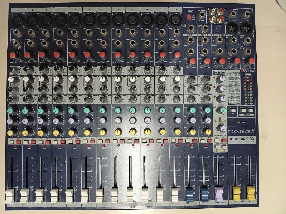 Soundcraft Efx 12 - nuotraukos Nr. 2