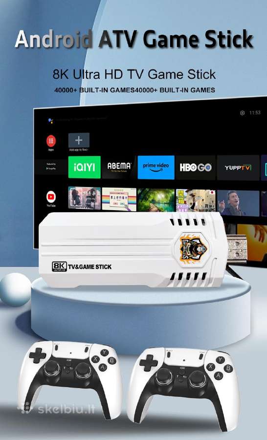 Retro žaidimų konsolė/android TV box K8 Pro (Sale) - nuotraukos Nr. 2