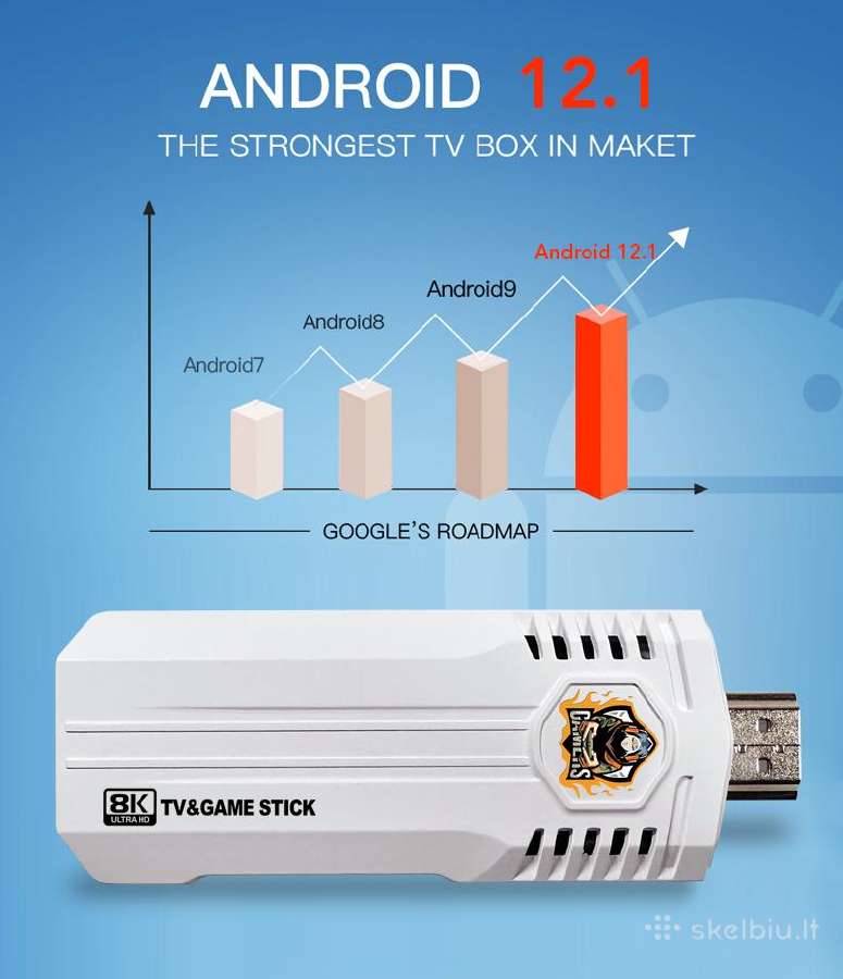 Retro žaidimų konsolė/android TV box K8 Pro (Sale) - nuotraukos Nr. 5