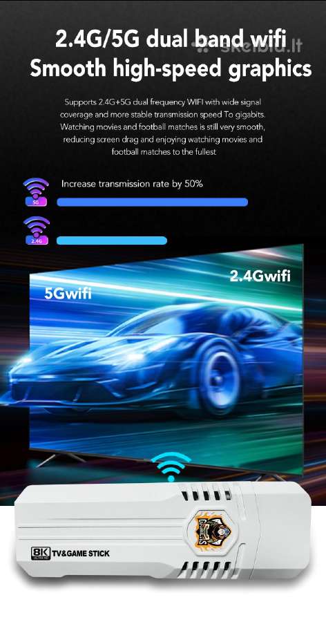 Retro žaidimų konsolė/android TV box K8 Pro (Sale) - nuotraukos Nr. 6