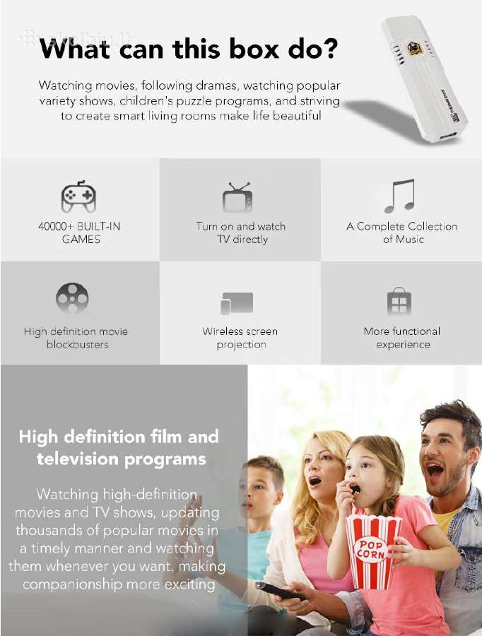Retro žaidimų konsolė/android TV box K8 Pro (Sale) - nuotraukos Nr. 11