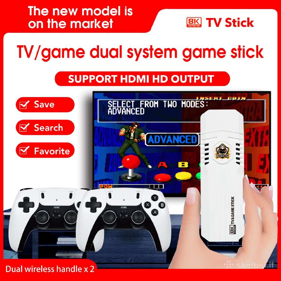 Retro žaidimų konsolė/android TV box K8 Pro (Sale) - nuotraukos Nr. 12