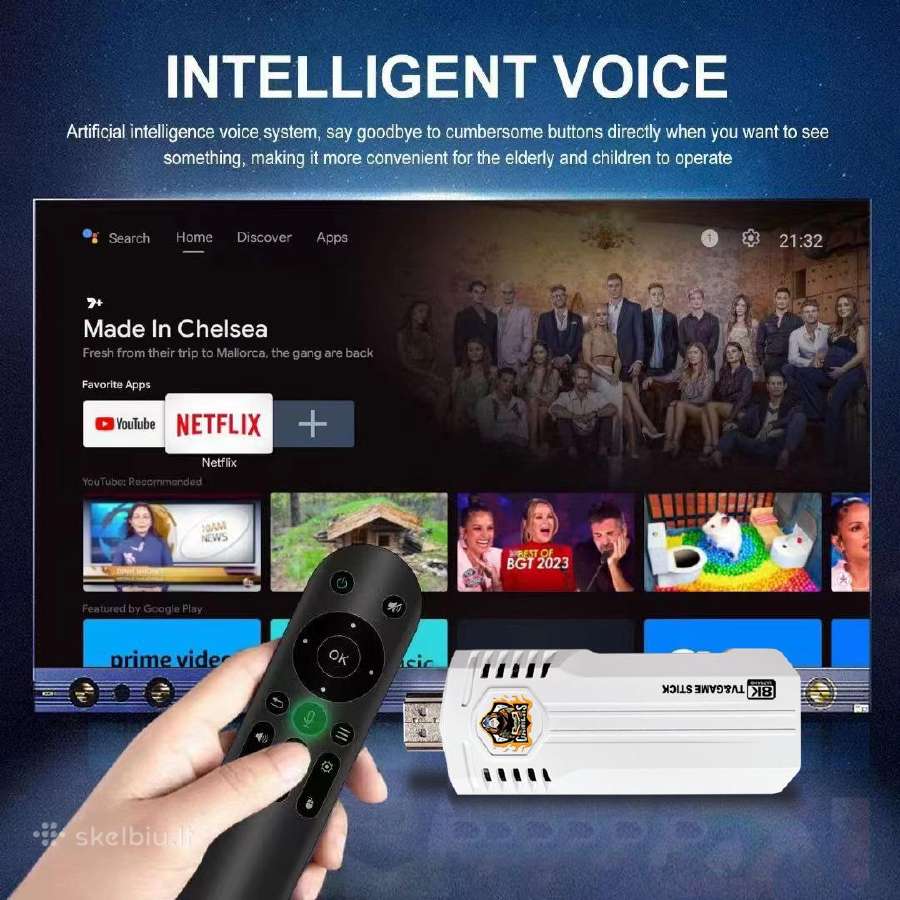 Retro žaidimų konsolė/android TV box K8 Pro (Sale) - nuotraukos Nr. 13