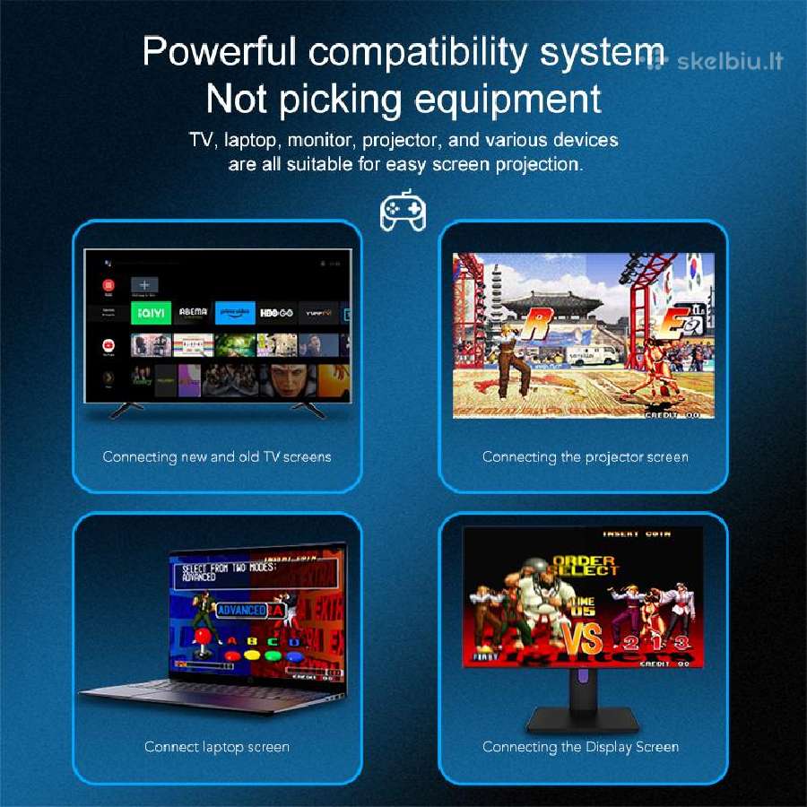 Retro žaidimų konsolė/android TV box K8 Pro (Sale) - nuotraukos Nr. 14