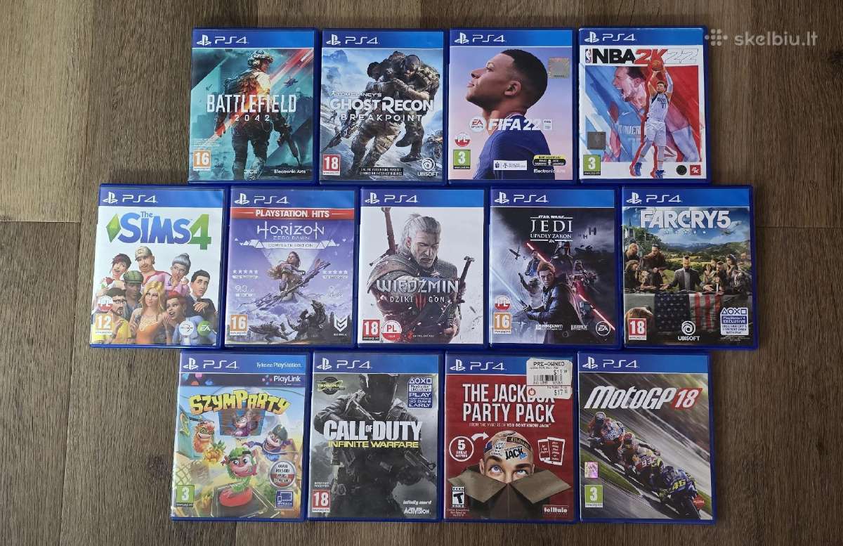 Ps4 žaidimai po 13 eu