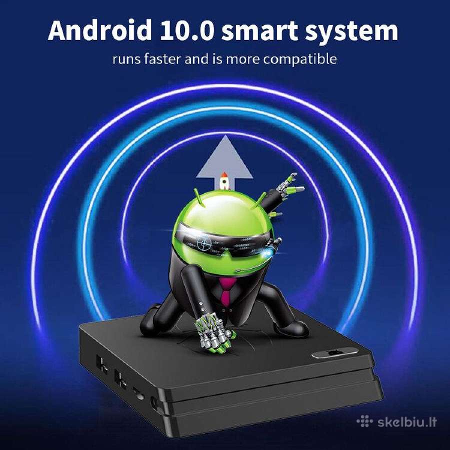 Retro žaidimų konsolė/ Android TV box M4 Game(sale - nuotraukos Nr. 4