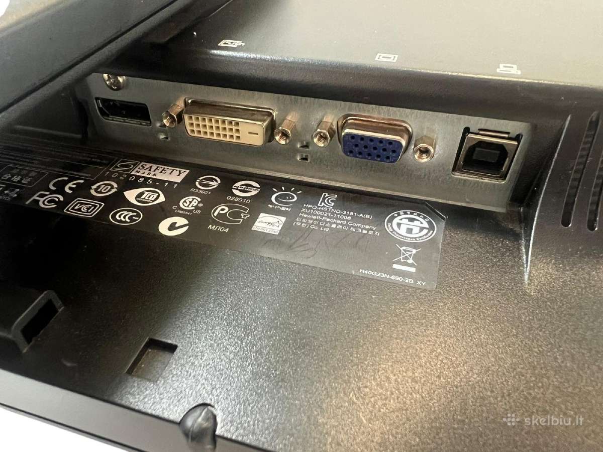Hp Compaq La2306x 23 Fhd monitorius + 3 mėn. gara - nuotraukos Nr. 6