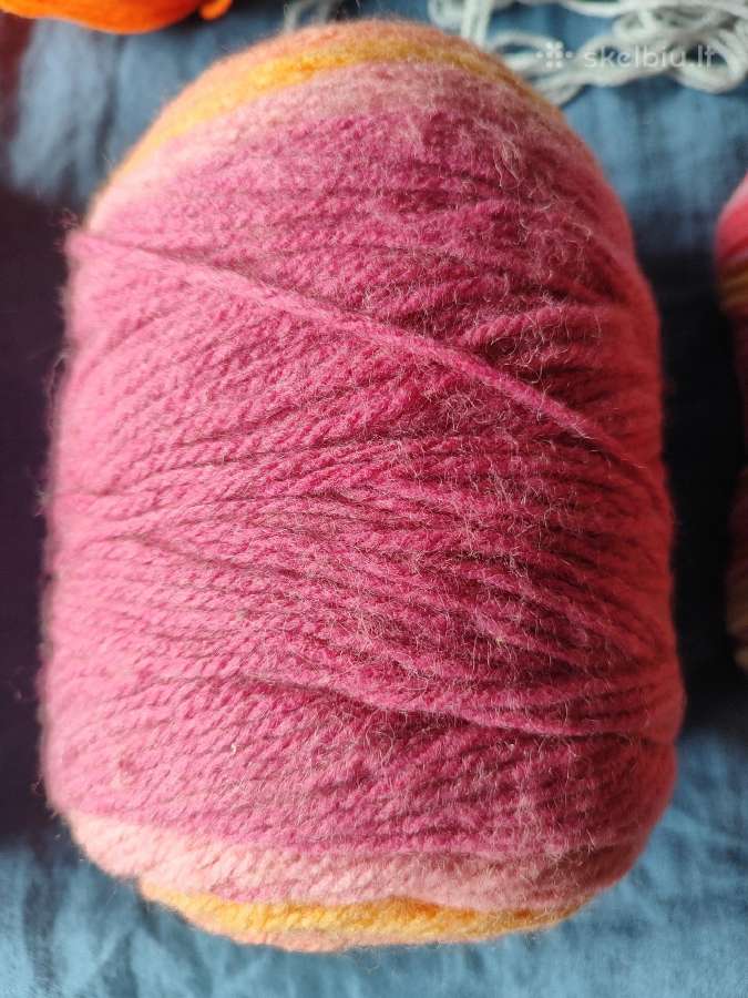 Įvairių siūlų rinkinys, apie 900 gramų - nuotraukos Nr. 11