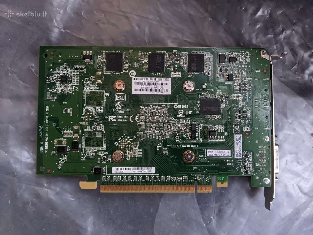 Nvidia Quadro 2000 - nuotraukos Nr. 3