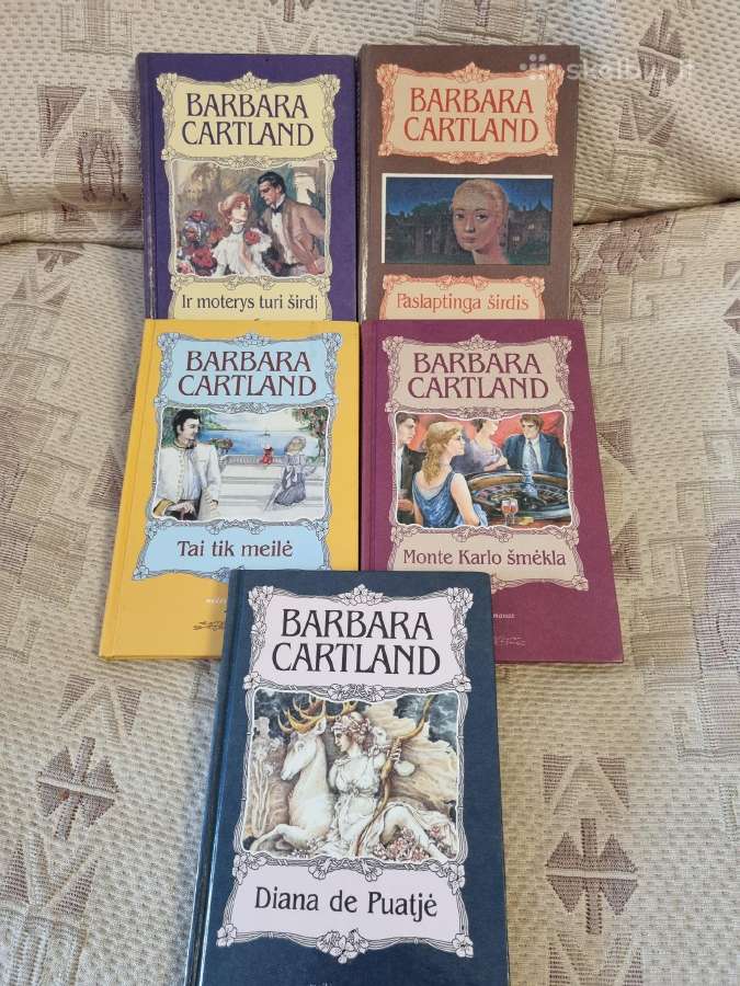 Barbara Cartland 3 knygos