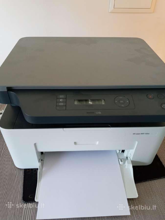 Spausdintuvas Hp Laser Mfp 135w - Kaip naujas! - nuotraukos Nr. 2