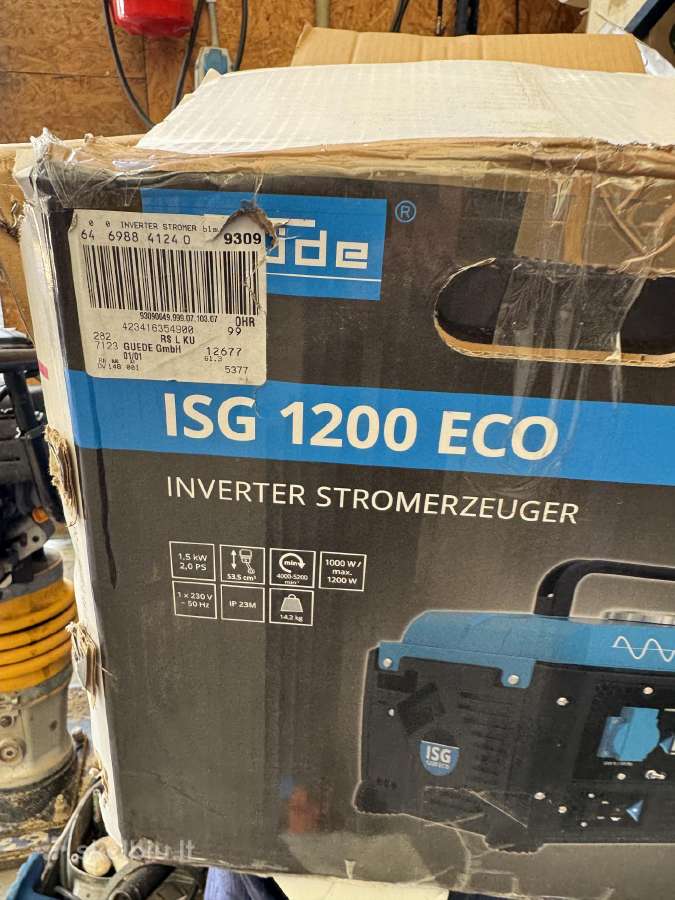 Inverterinis generatorius Isg 1200 Eco - nuotraukos Nr. 6
