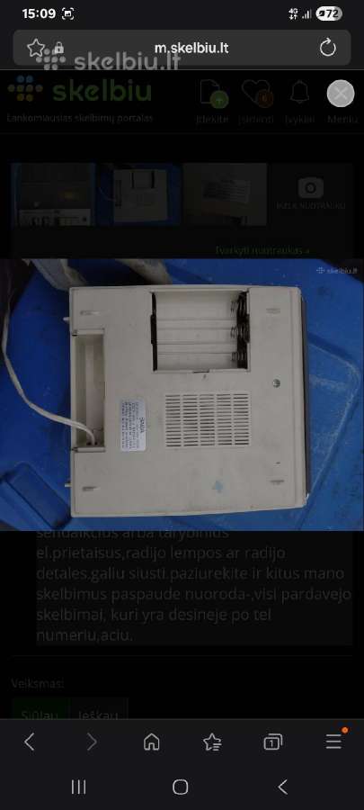Magnetolos ir boomboxai ir pns. - nuotraukos Nr. 16