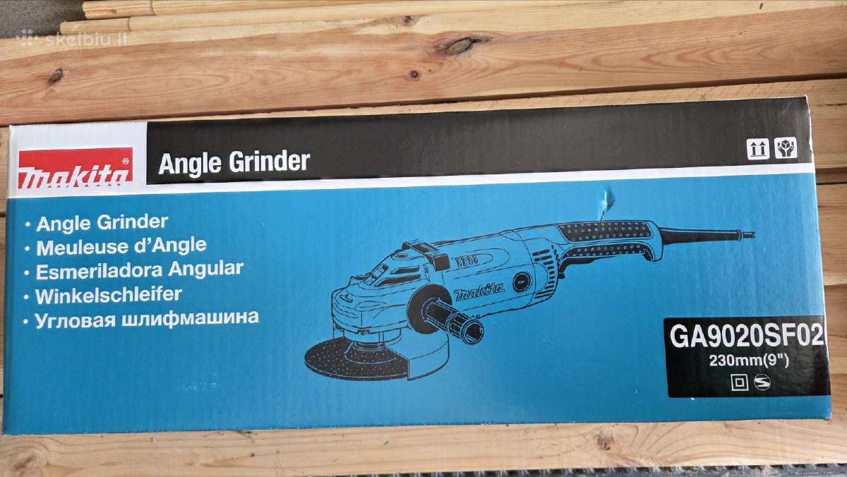 Kampinis šlifuoklis Makita Ga9020sf02 - nuotraukos Nr. 7