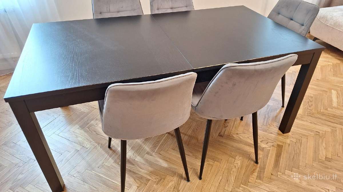 Svetaines stalas, kėdės, baro kėdės. - nuotraukos Nr. 5