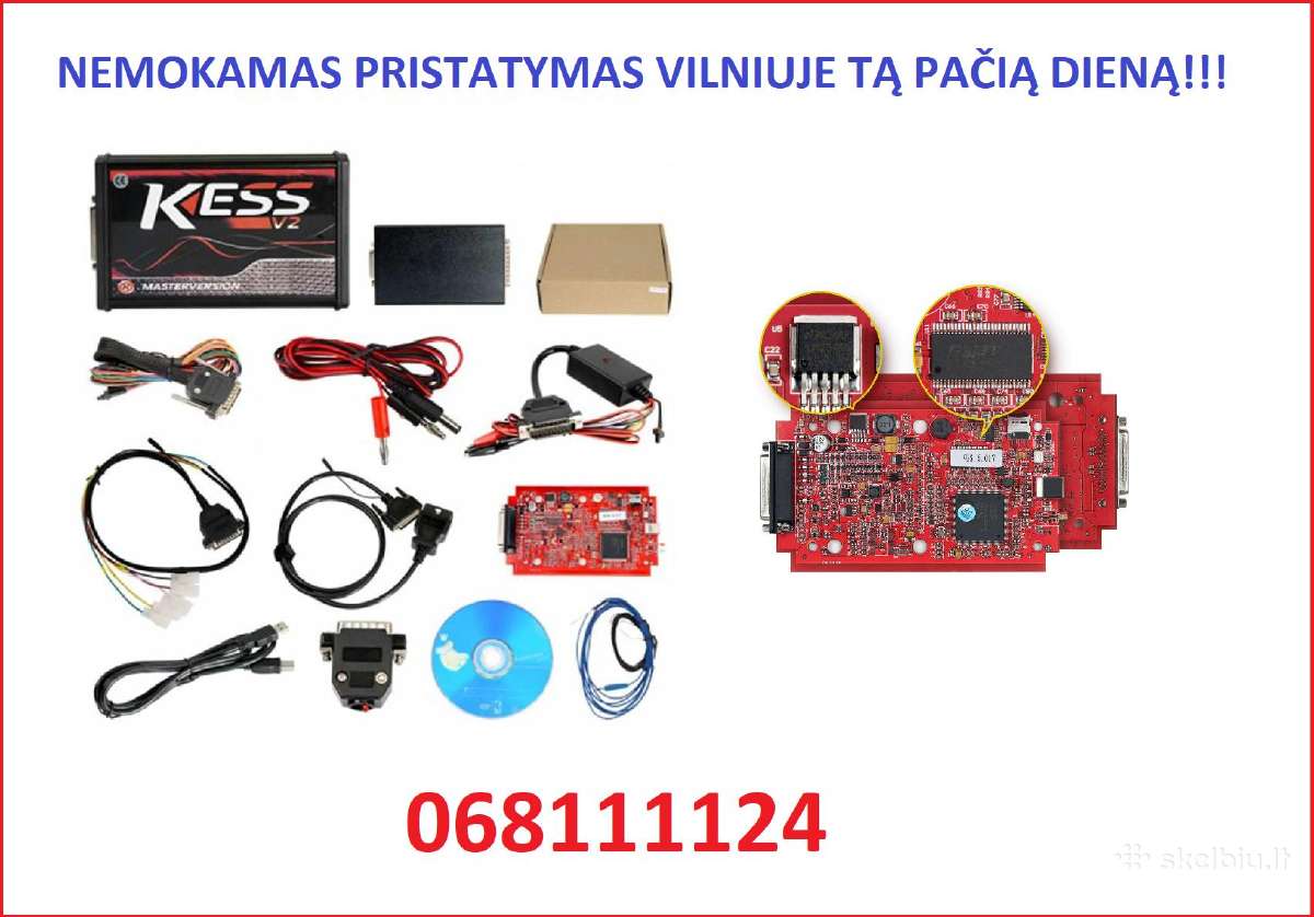 Kess v2 Ecu Programavimas čipavimo Įranga +Dovana