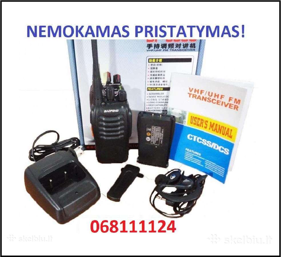 Baofeng Bf-888s iki 3km. Atnaujintas modelis Typec
