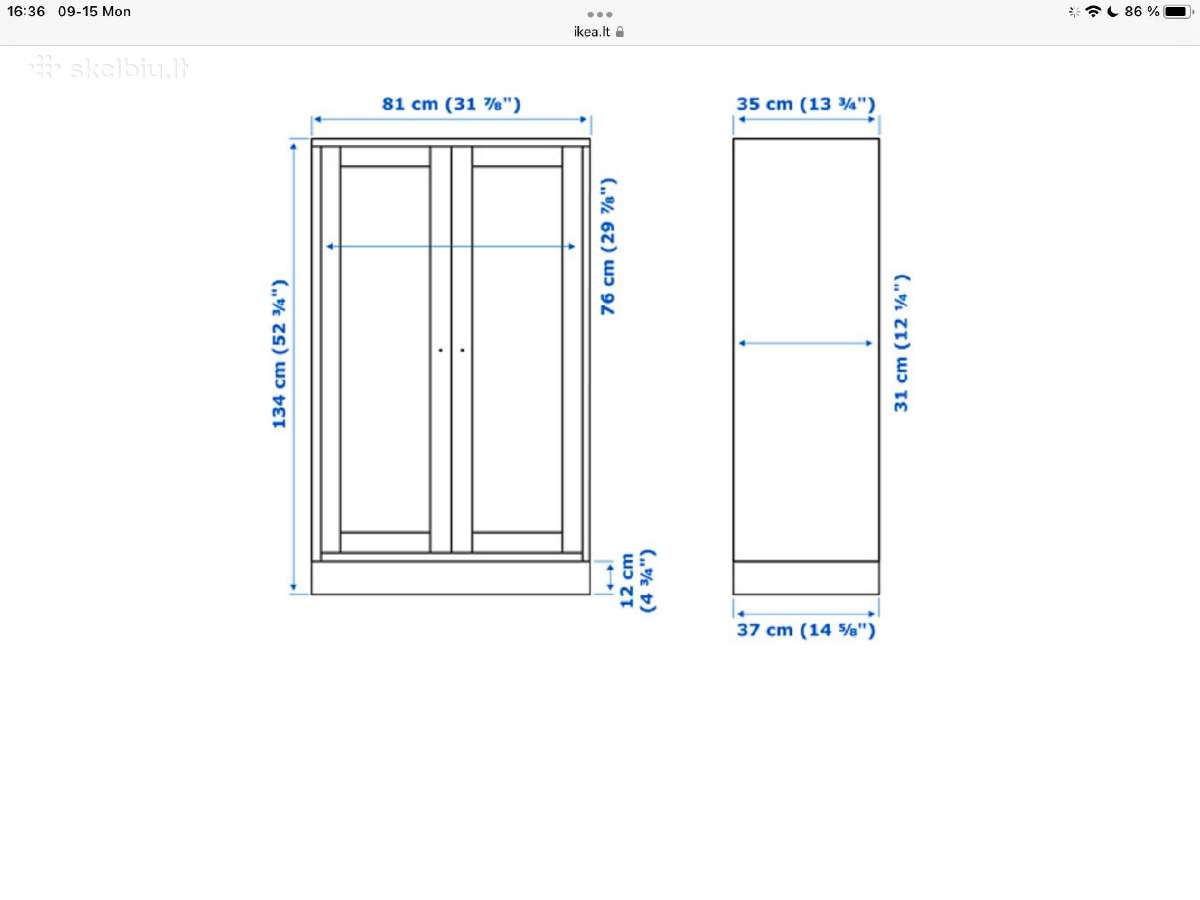 Ikea spintelė Havsta - nuotraukos Nr. 4