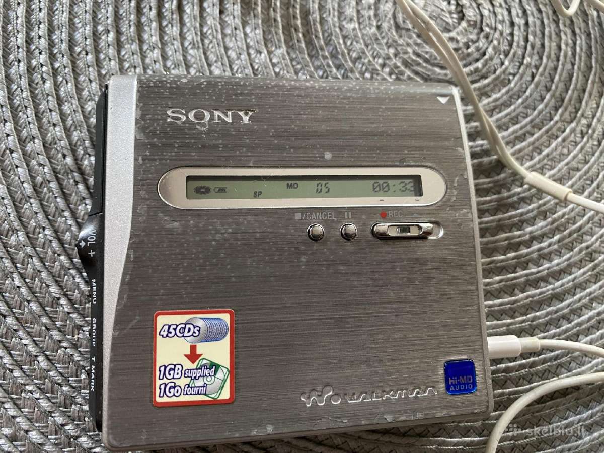 Mini diskų grotuvas Sony Mz-nh1