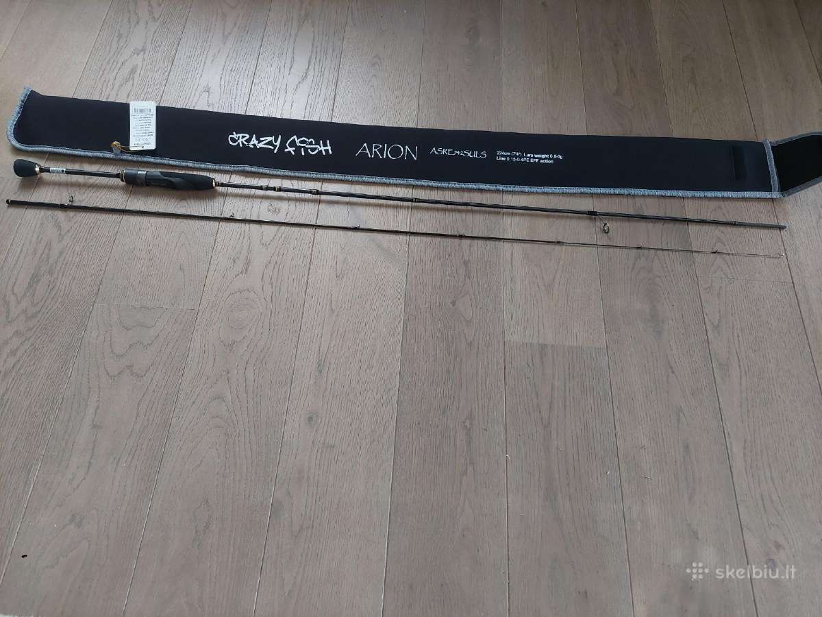 Spiningas crazy fish arion 224 0.8-5G