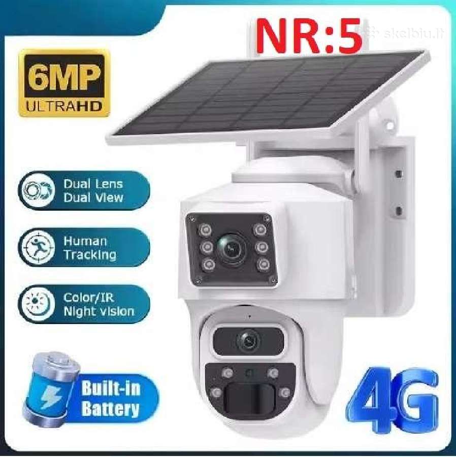 4G WiFi Vaizdo kameros, 1-8 vnt. kameru komplektai - nuotraukos Nr. 6