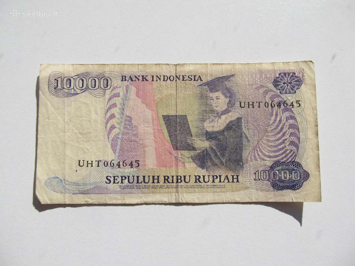 10 000 rupiju , Indonezija , 1985 - nuotraukos Nr. 2