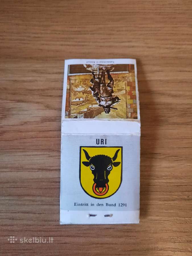 14.4 Degtukų dėžutė Whilliam Tell - nuotraukos Nr. 3