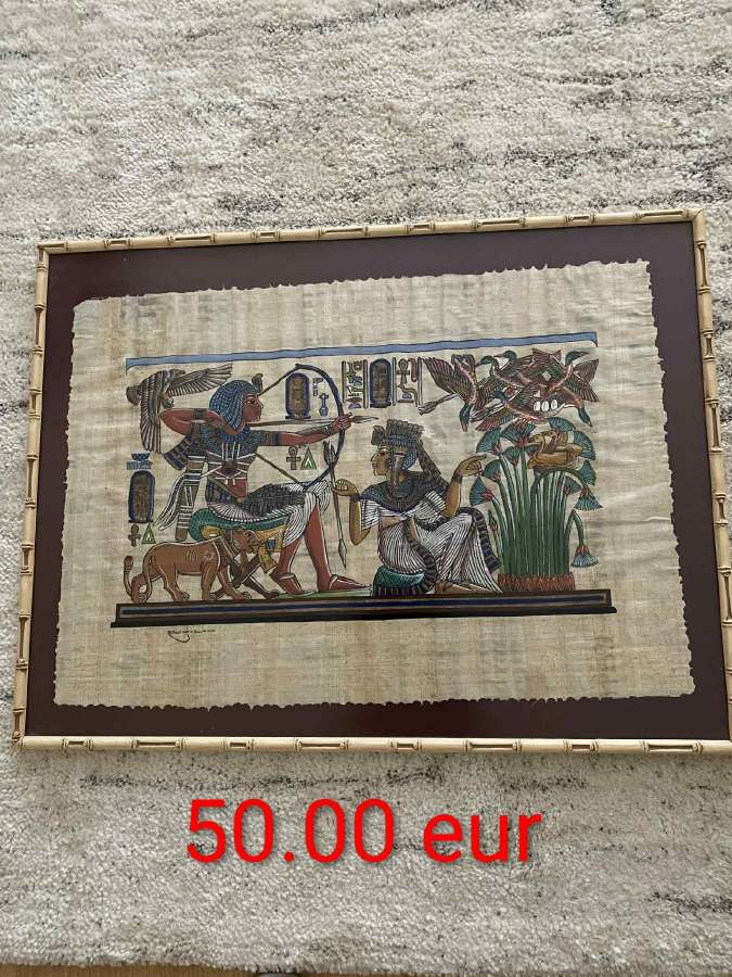 Parduodu paveikslus Egipto papirusus (originalūs)