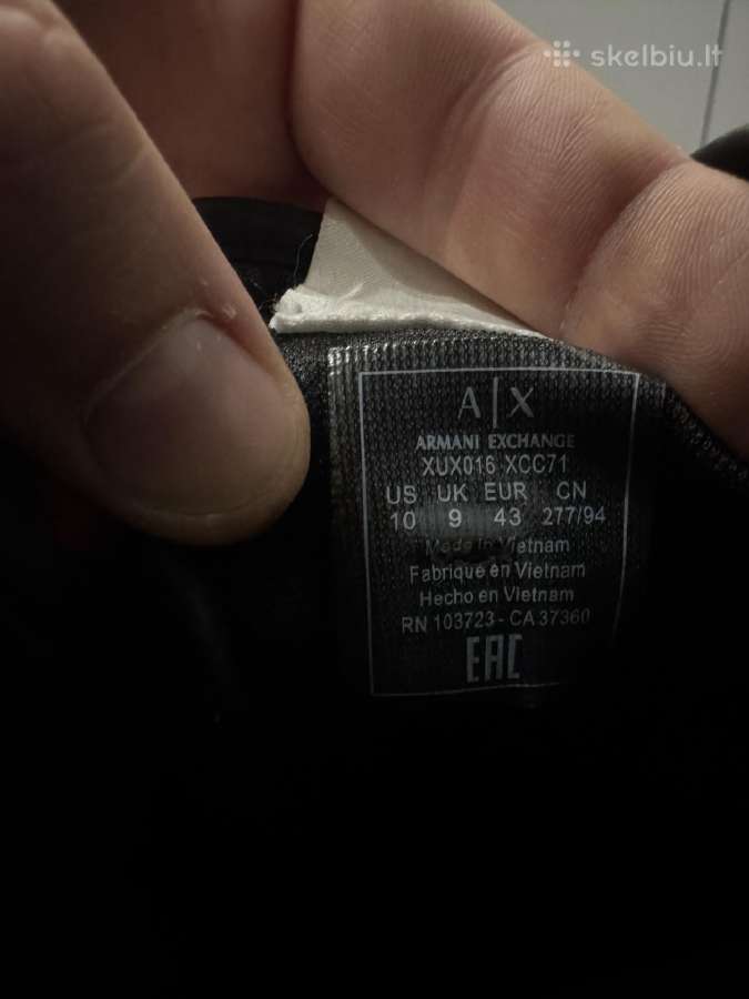 Armani bateliai 43d. - nuotraukos Nr. 4