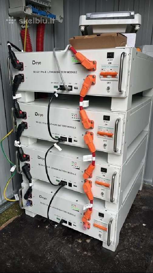 Hibridiniai Deye saulės elektrinių komplektai - nuotraukos Nr. 8