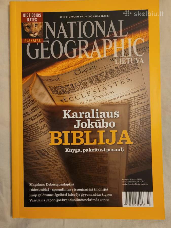 Žurnalai National Geographic Lietuva 2011 2012 - nuotraukos Nr. 9