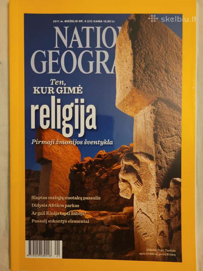 Žurnalai National Geographic Lietuva 2011 2012 - nuotraukos Nr. 14