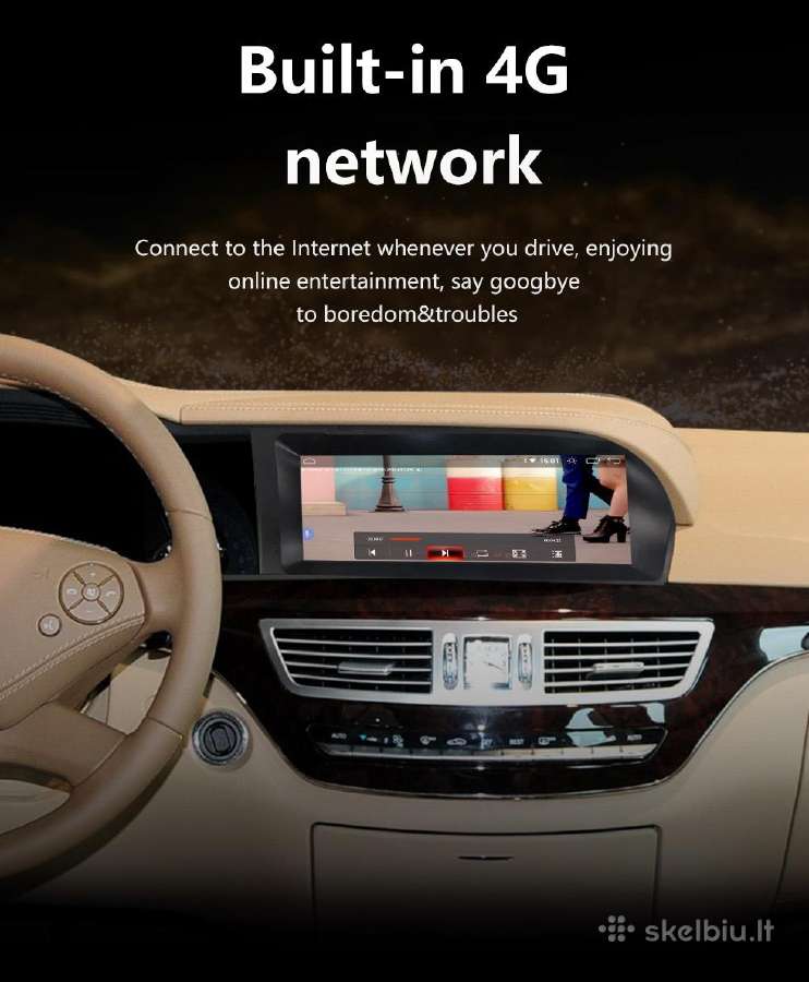 Mercedes Benz W221 Android 8+128g su Carplay - nuotraukos Nr. 8