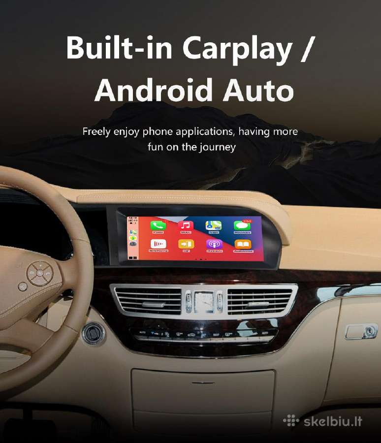 Mercedes Benz W221 Android 8+128g su Carplay - nuotraukos Nr. 9