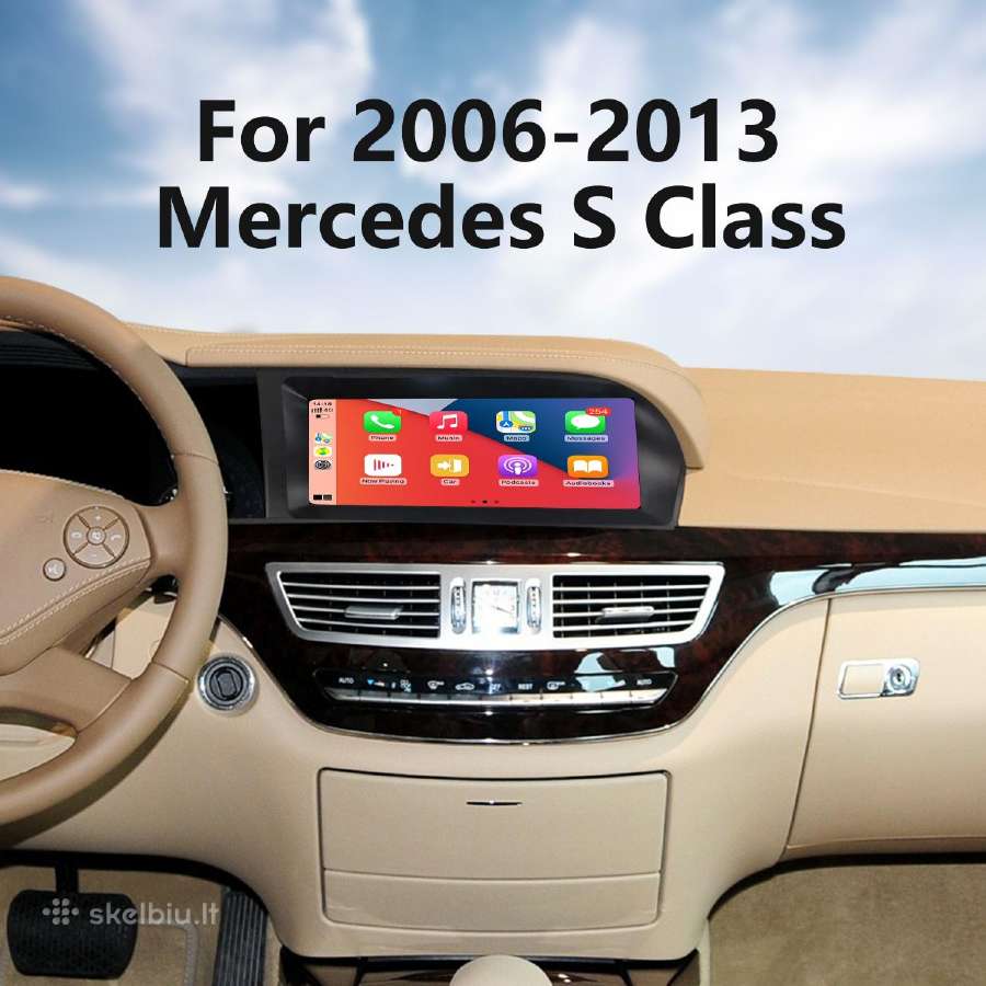 Mercedes Benz W221 Android 8+128g su Carplay - nuotraukos Nr. 6