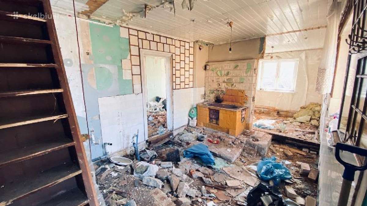Mažeikių r Gyvoliuose parduodu mūrinį namą - nuotraukos Nr. 9