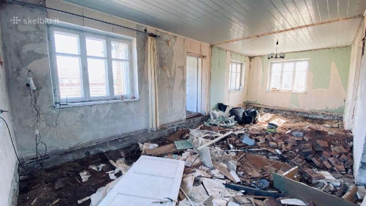 Mažeikių r Gyvoliuose parduodu mūrinį namą - nuotraukos Nr. 10