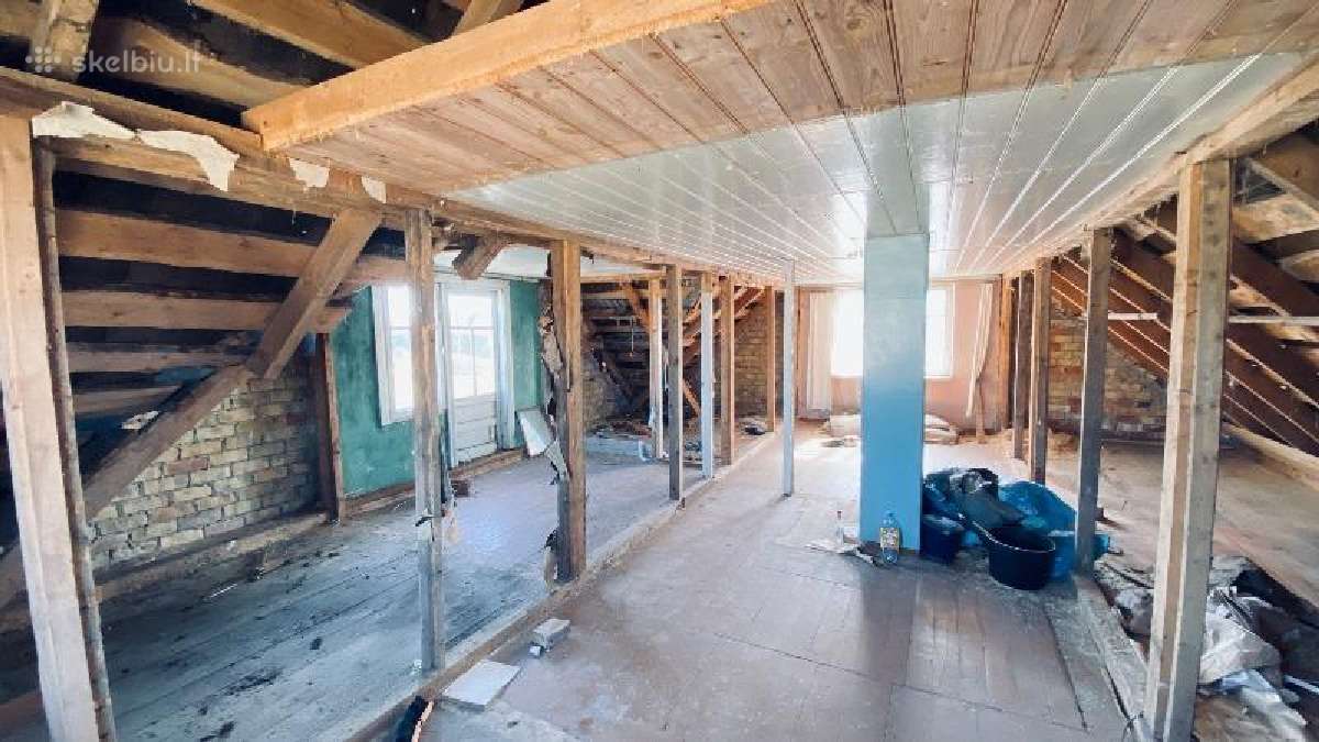 Mažeikių r Gyvoliuose parduodu mūrinį namą - nuotraukos Nr. 17