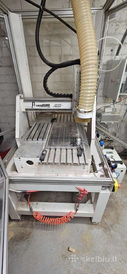 Parduodamos CNC-step frezavimo staklės su apmokymų