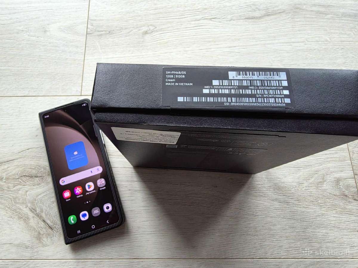 Samsung Z Fold 5 512 GB / 12gb RAM - nuotraukos Nr. 13