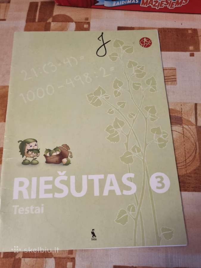 Riešutas Matematikos testai 3 klasė