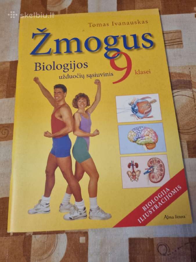 Žmogus Biologijos užduočių sąsiuvinis 9 klasė