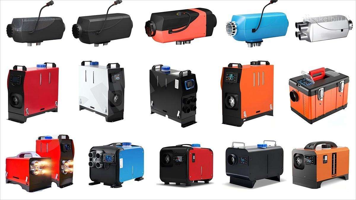 Daug modelių! Mobilus dyzelinis oro šildytuvas - Skelbiu.lt