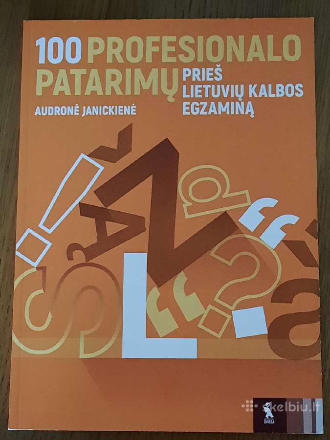 100 profesionalo patarimų prieš lietuvių kalbos eg
